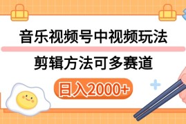 实操短视频运营项目，多种玩法音乐中视频和视频号玩法，讲解技术可多赛道。详细教程+附带素...