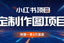 赚钱项目利用AI做头像，小红书私人定制图项目，附赠一单4万渠道11-21福缘网