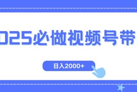 手机创业（14259期）视频号带货，纯自然流，起号简单，爆率高轻松日入2000+02-20中创网