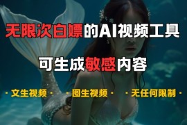 最新项目超强大的AI视频工具，可免费无限次白嫖，无任何限制，支持创作音乐，文生视频，图生视频【揭秘】11-08冒泡网