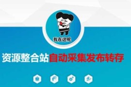 热门项目资源整合站自动采集发布转存，解放双手03-25冒泡网